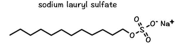 sodium lauryl sulfate chemical structure